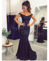 Sparkly Hunter Green Sequined Mermaid Evening Dresses with V-Neck 2018